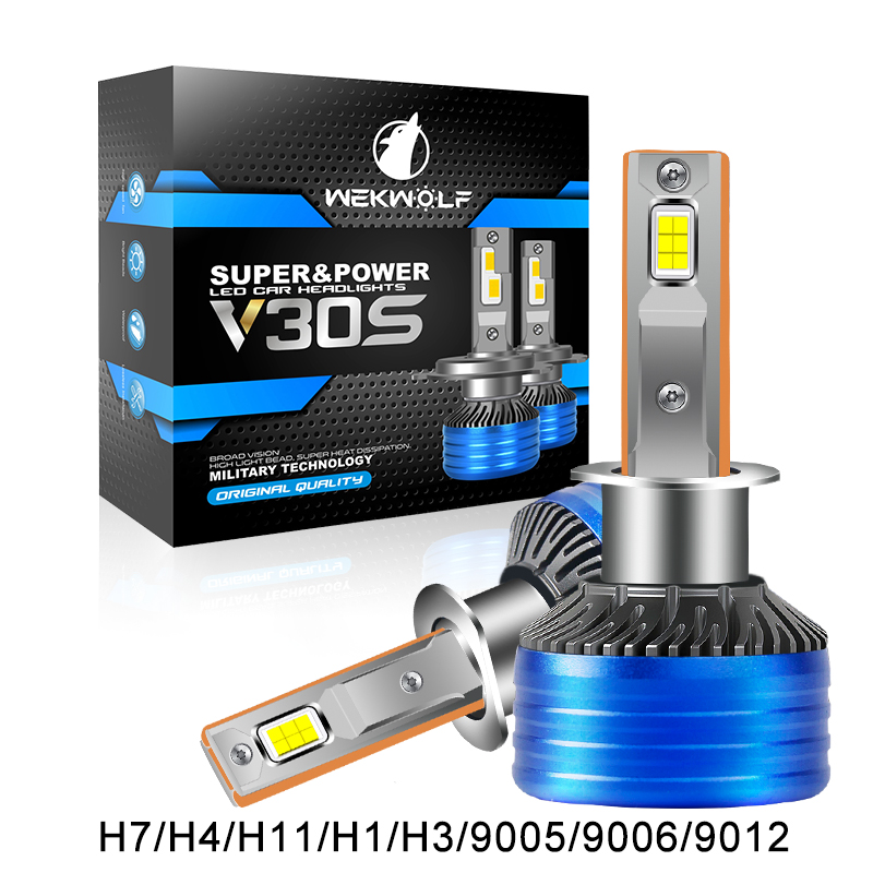 OEM Super Bright Dual Copper Tube LED Car Light Bulb 120W 12000LM High Low Beam Automotive Led Headlights