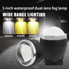 3.0 Inch Bi LED Projector Lens Fog LED Light with Dual Reflector Headlight Retrofit Kit