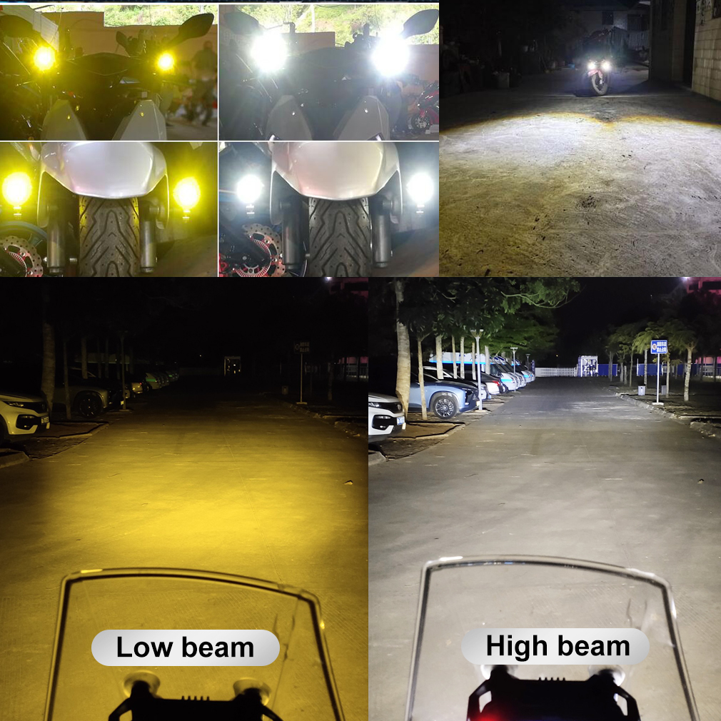 motorcycle led spotlight application
