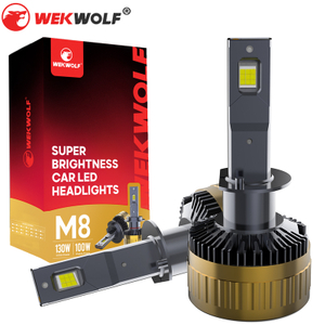 H1 LED Headlight Bulb 130W 13000LM 6500K Cool White