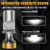 T90pro Series | H4/9003/HB2 LED Headlight Bulbs with Mini Projector Lens Hi/Lo Beam 
