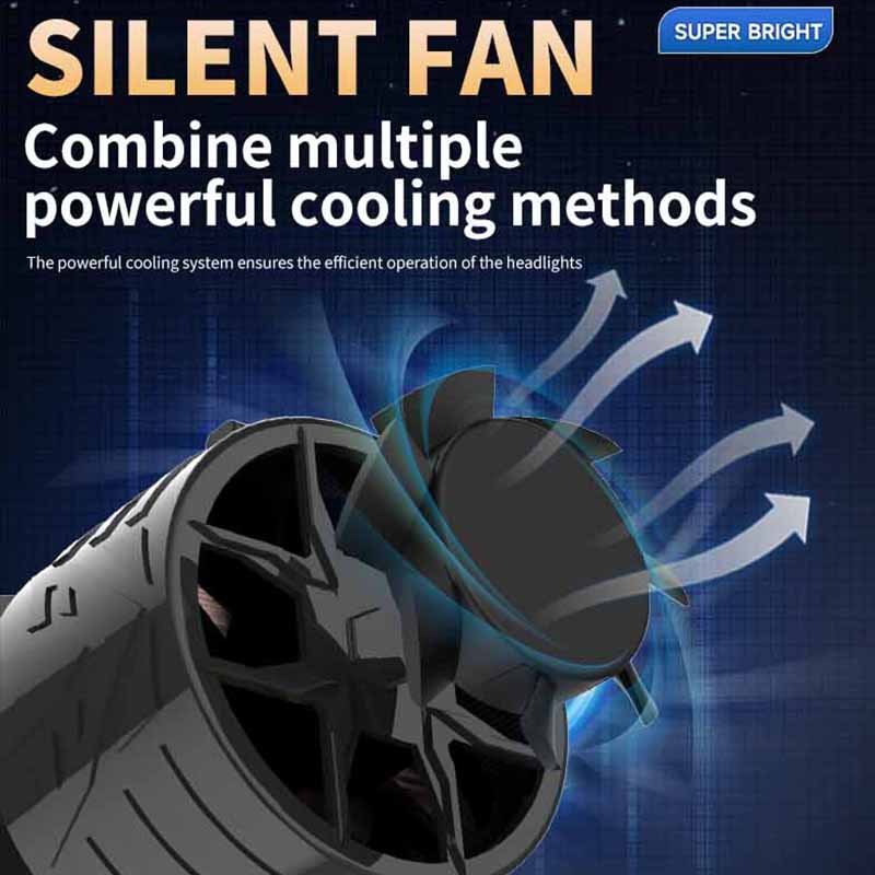 240W 25000LM Three Copper Tube Zinc Alloy LED Headlight Bulbs For Car