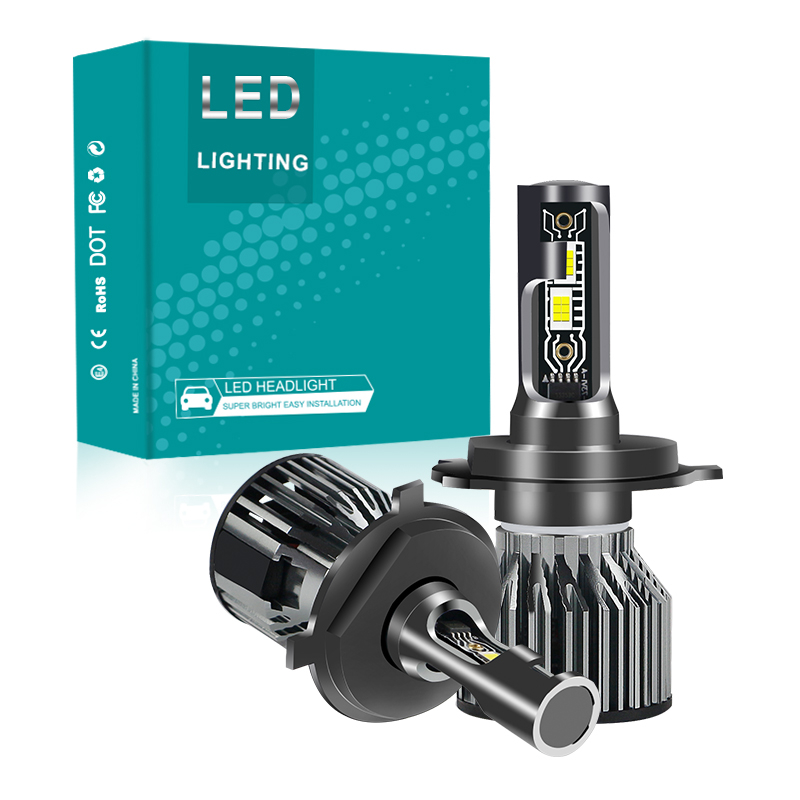 Custom OEM/ODM 60W LED Car Headlights 6000LM High/Low Beam Automotive Headlamp Bulbs