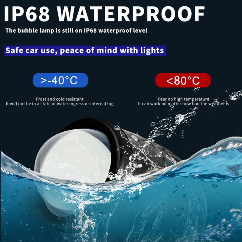 2 Inch OEM 12V 24V Bi Projector Lens Fog LED Light for Car