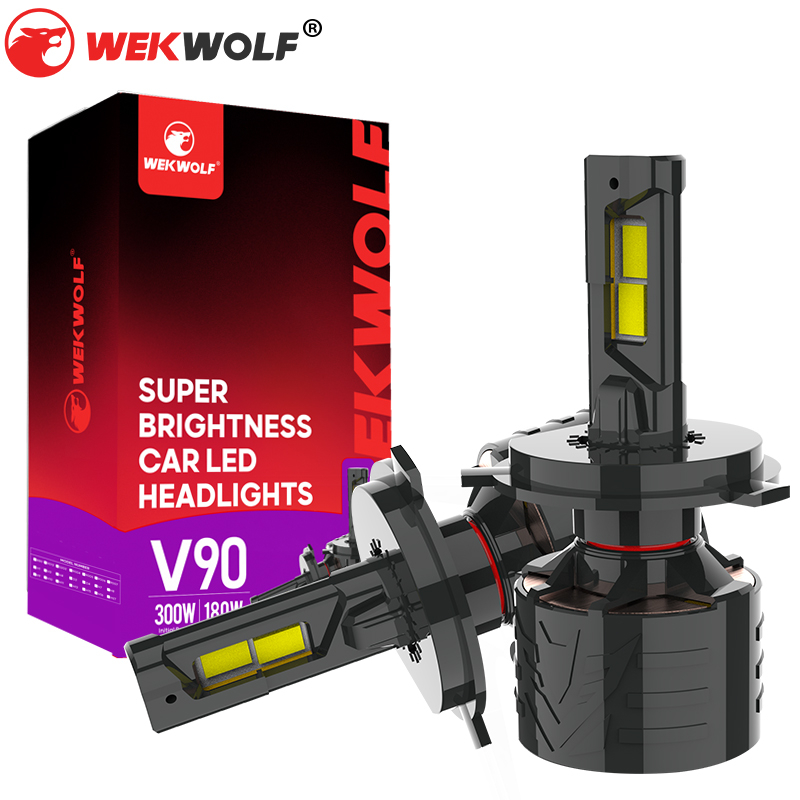 WEKWOLF 150W 15800LM Car Led Headlight OEM ODM Linear Decoding, Wholesale/Bulk
