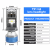 T91 Series | 12V High Low Beam Dual-head Laser Design LED Headlight Bulbs with Hd Projector Lens