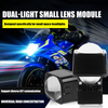 1.5 Inch Mini Laser Hi/Lo Beam Dual Light Projectors Lens Matrix Module Car LED Headlight Bulbs