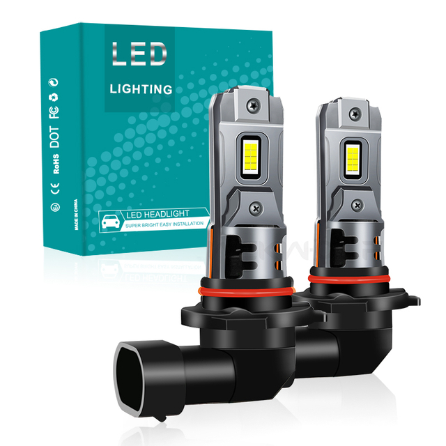 Hot Sale Mini Wireless 48W 360 Degree 1:1 Plug and Play Auto Headlamps 9005 4800LM Car Led Headlight Bulbs 