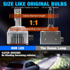 D Series | OEM D1S/D2S/D3S/D4S LED Headlight Bulb 6000K 180W High Power 18000LM Xenon HID Replacement Lights
